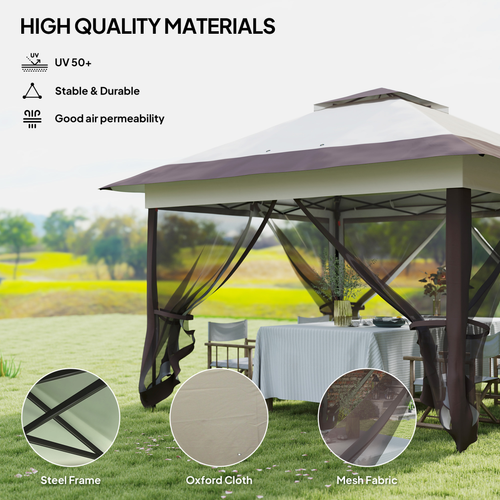 Outdoor Folding Canopy with Adjustable Height & Ventilation - Portable Tent - Cheap Tent