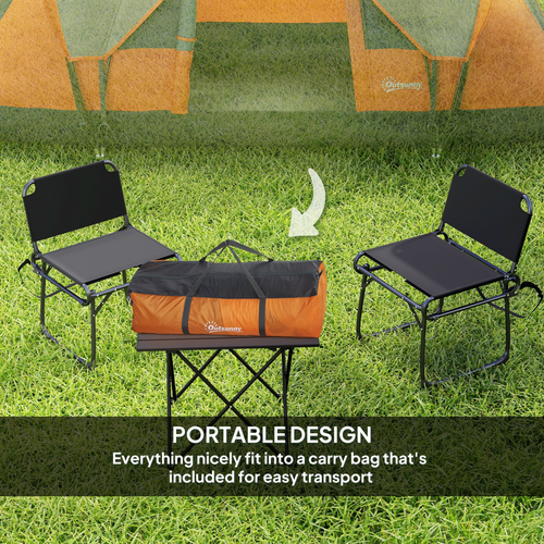 Outsunny 5-6 Man Camping Tent with Bag, Fibreglass and Steel Frame - Cheap Tent