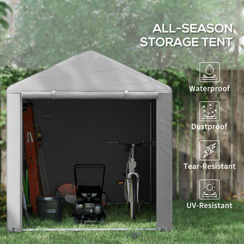Outsunny 1.6 x 2.2m Garden Storage Shed Portable Shed Tent - Cheap Tent