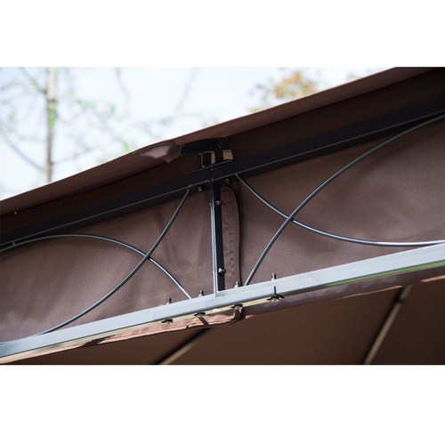 Outsunny 3m x 3m Garden Metal Gazebo Marquee Party Tent Canopy Shelter Pavilion - Cheap Tent