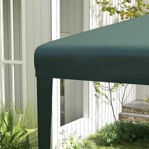 Outsunny Garden Gazebo Marquee Party Tent Wedding Canopy Patio Green 2.7 x 2.7m - Cheap Tent
