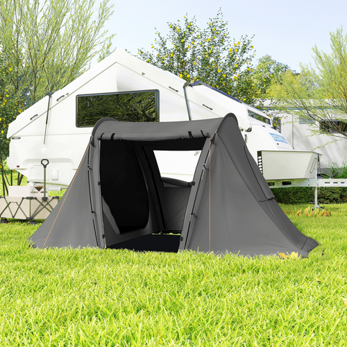Outsunny 3 Man Camping Tent with 2 Bedrooms, 3000mm Waterproof - Cheap Tent