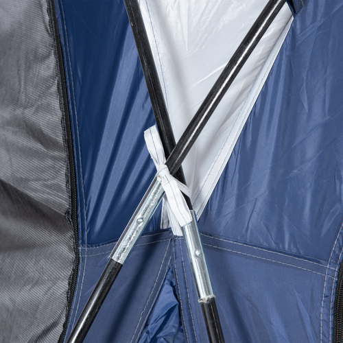Dome Tent for 6-8 Person Camping Tent w/ Zipped Mesh Doors Lamp Hook Outsunny - Cheap Tent