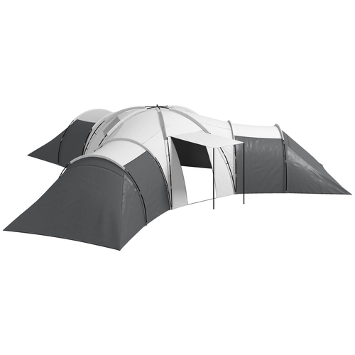 Outsunny Large Camping Tent with 3 Bedroom, Living Area and Porch for 6-9 Man - Cheap Tent