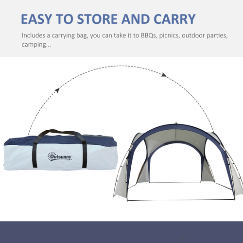 Outdoor Gazebo Event Dome Shelter Party Tent for Garden Outsunny - Cheap Tent