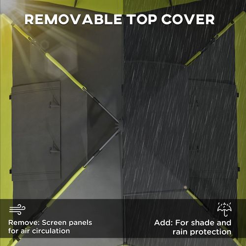 Outsunny 3-4 Man Camping Tent Portable with Bag, Quick Setup - Cheap Tent
