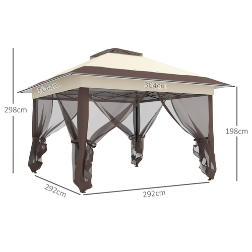 Outdoor Folding Canopy with Adjustable Height & Ventilation - Portable Tent - Cheap Tent