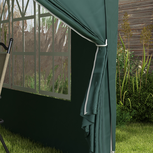 Outsunny 3mx3m Pop Up Gazebo Party Tent Canopy Marquee with Storage Bag Green - Cheap Tent