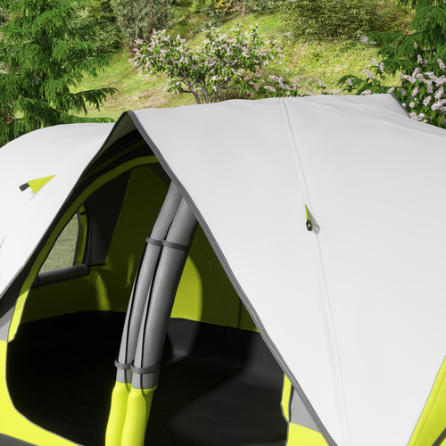 Outsunny 2 Room Camping Tent with Waterproof Rainfly & Screen Panels - Cheap Tent