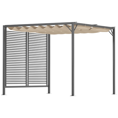 Metal Pergola Patio Sun Shelter Grape Tent Retractable Canopy UV Cut - Cheap Tent