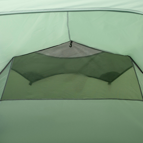 Outsunny 3 Man Camping Tent with Porch and Weather-Resistant Rainfly, Green - Cheap Tent