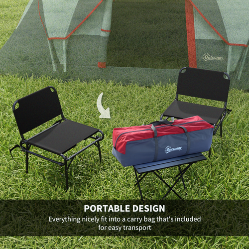 Outdoor Camping Tent For 5-6 W/ Bag, Fiberglass & Steel Frame Outsunny - Cheap Tent