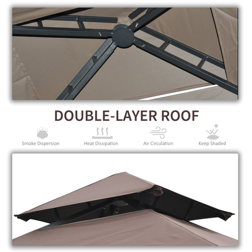 2.5x1.5m BBQ Tent Canopy Patio Outdoor Awning Gazebo Party Sun Shelter - Cheap Tent