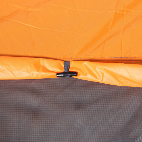 Camping Tent Dome Pop-up Tent with Windows for 4-5 Person Orange Outsunny - Cheap Tent