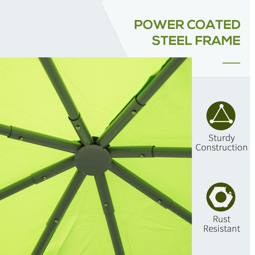 Garden Metal Gazebo Party Tent Canopy Shelter Pavilion Sidewalls-Lemon Green - Cheap Tent