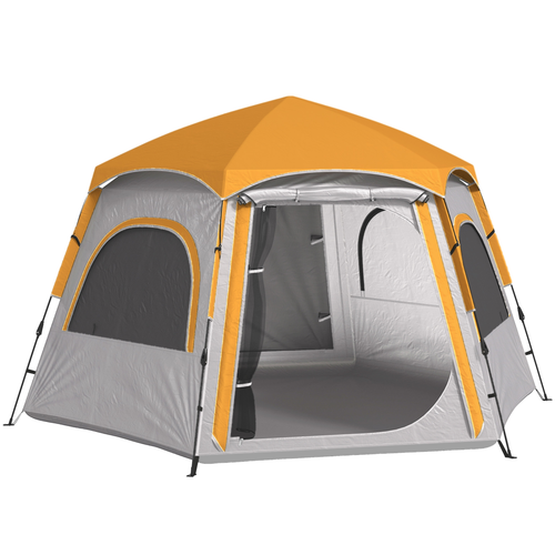 Outsunny Instant Camping Tent, 4 Person Easy Setup Dome Tent - Cheap Tent