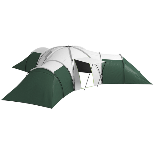 Outsunny Large Camping Tent with 3 Bedroom, Living Area and Porch for 6-9 Man - Cheap Tent