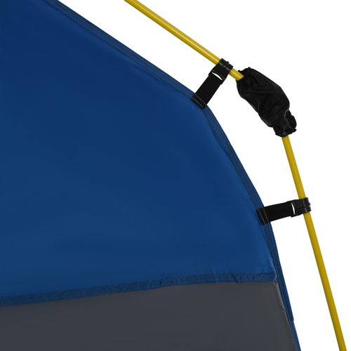 Four Man Pop Up Tent Automatic Camping Backpacking Dome Shelter, Grey Outsunny - Cheap Tent