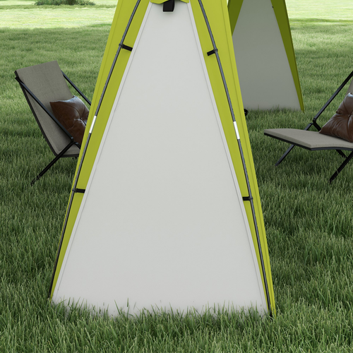 Outsunny Outdoor Gazebo Event Shelter Party Tent for Garden Green - Cheap Tent