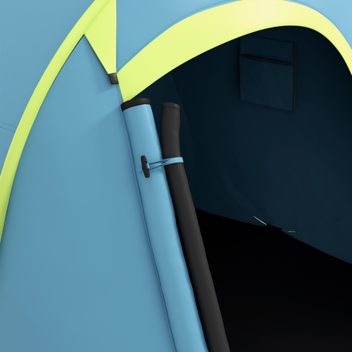 Outsunny Pop up Camping Tent for 2 Man, 2000mm Waterproof with Carry Bag, Blue - Cheap Tent