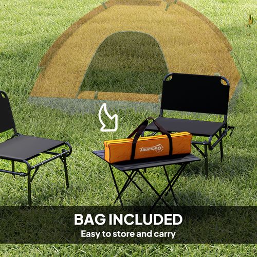 Outsunny 2-Person Dome Camping Tent with Mesh Windows & Storage Pocket - Orange - Cheap Tent