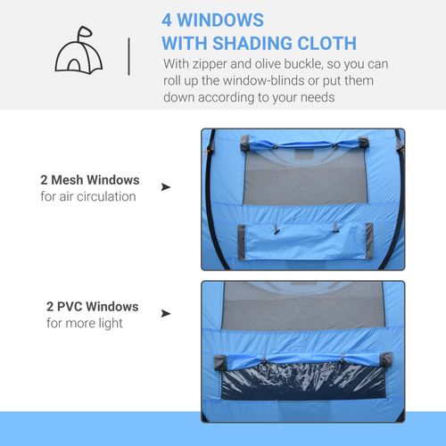 Outsunny Camping Tent Dome Pop-up Tent with Windows for 4-5 Person Yellow - Cheap Tent