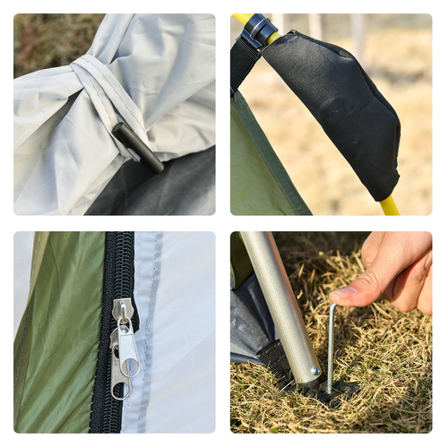 Four Man Pop Up Tent Automatic Camping Backpacking Dome Shelter Outsunny - Cheap Tent