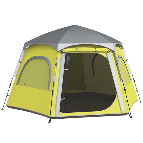Outsunny Instant Camping Tent, 4 Person Easy Setup Dome Tent - Cheap Tent