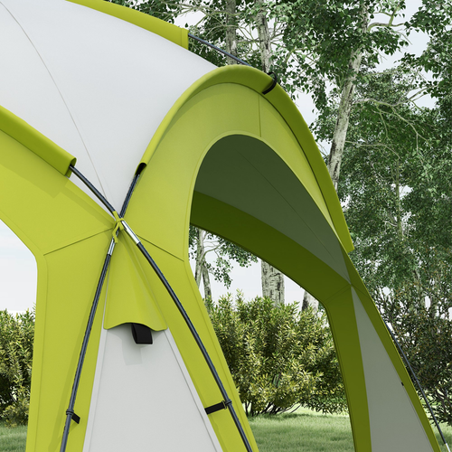 Outsunny Outdoor Gazebo Event Shelter Party Tent for Garden Green - Cheap Tent