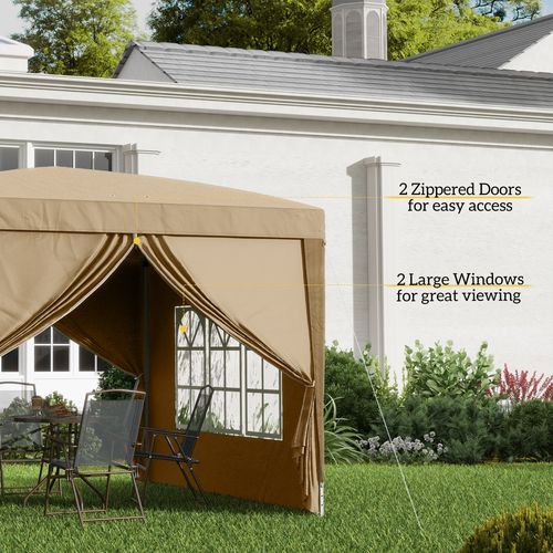 Outsunny 3x3(m) Pop Up Gazebo Party Tent Canopy Marquee with Storage Bag - Cheap Tent