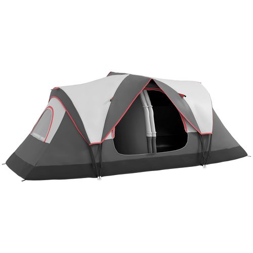 Outsunny 2 Room Camping Tent with Waterproof Rainfly & Screen Panels - Cheap Tent