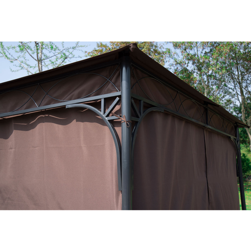 Outsunny 3m x 3m Garden Metal Gazebo Marquee Party Tent Canopy Shelter Pavilion - Cheap Tent