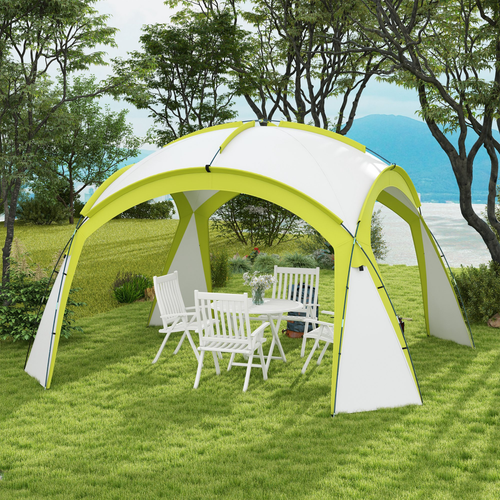 Outsunny Outdoor Gazebo Event Shelter Party Tent for Garden Green - Cheap Tent