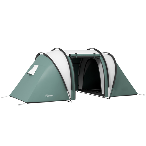 Outsunny 2 Bedroom Camping Tent with Living Area, 3000mm Waterproof - Cheap Tent