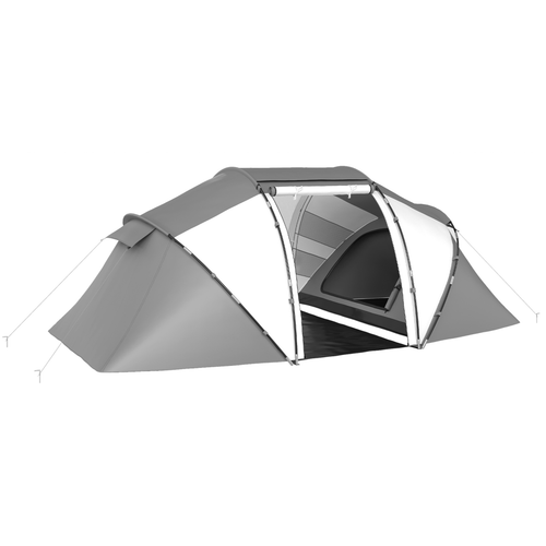 Outsunny 4-6 Persons Camping Tent Dome Family Travel Group Hiking Room Fishing - Cheap Tent