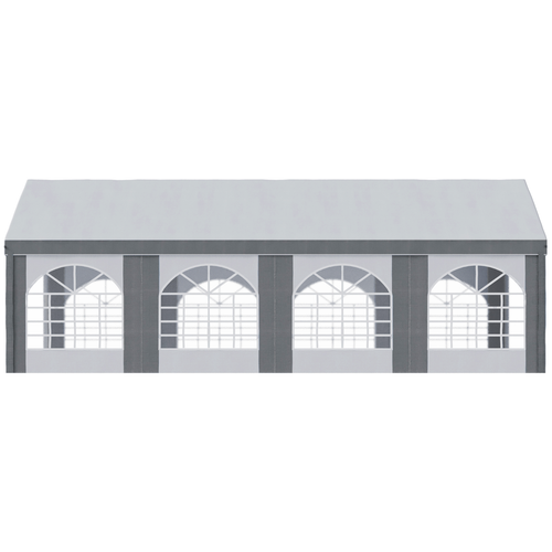 8 x 4m Party Tent, Marquee Gazebo with Sides, Eight Windows and Double Doors - Cheap Tent