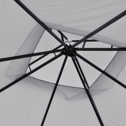 Gazebo Party Tent Canopy Sun Shade for Patio Garden Light Grey 3x3(m) Outsunny - Cheap Tent