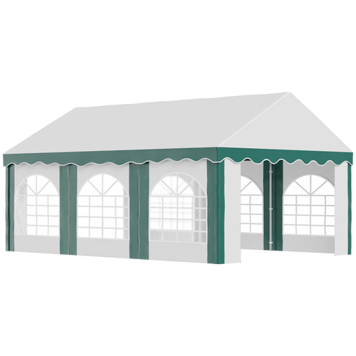 6 x 4m Marquee Gazebo, Party Tent with Double Doors for Wedding and Events - Cheap Tent