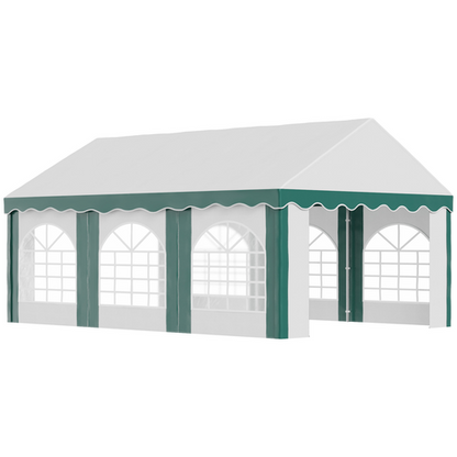 6 x 4m Marquee Gazebo, Party Tent with Double Doors for Wedding and Events - Cheap Tent
