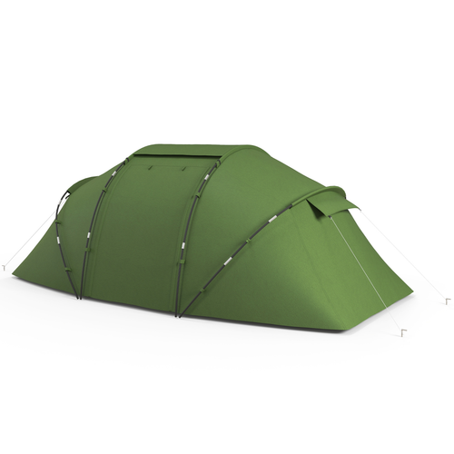 Outsunny 4-6 Persons Camping Tent Dome Family Travel Group Hiking Room Fishing - Cheap Tent