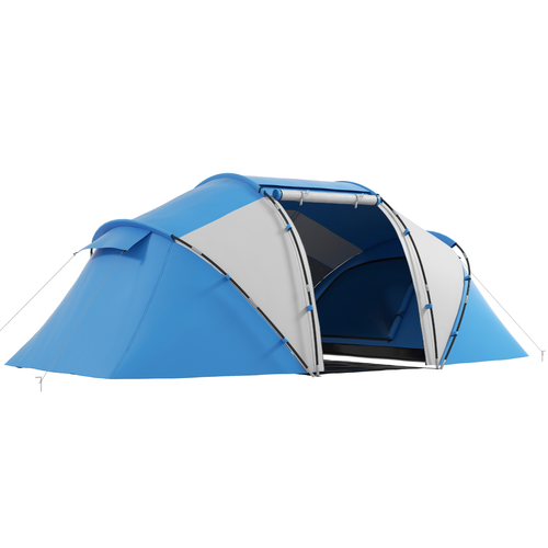 4-6 Persons Camping Tent Dome Family Travel Group Hiking Room Fishing Outsunny - Cheap Tent