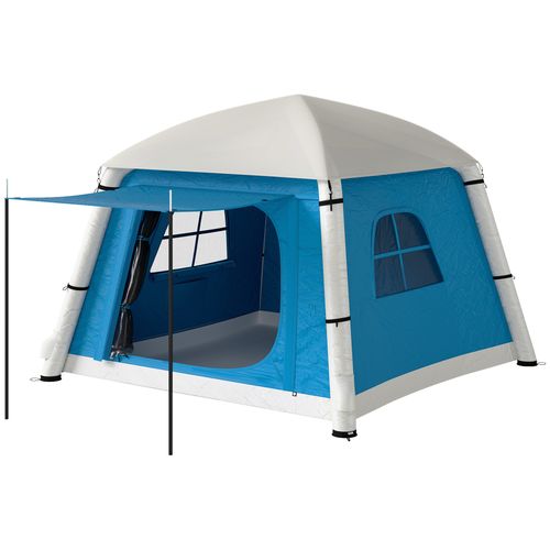 Outsunny Inflatable Camping Tent, Easy Setup 2 Man Tent - Cheap Tent