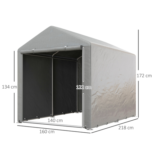 Outsunny 1.6 x 2.2m Garden Storage Shed Portable Shed Tent - Cheap Tent
