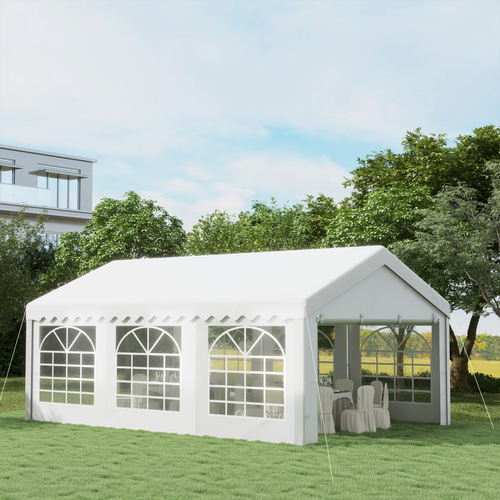 Gazebo Marquee Party Tent, Steel Frame-White - Cheap Tent