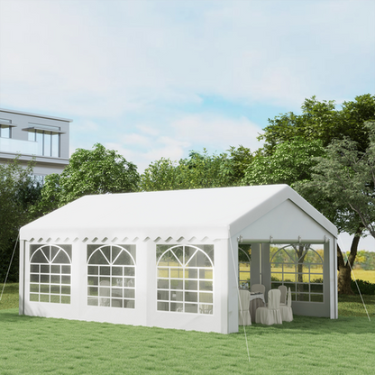 Gazebo Marquee Party Tent, Steel Frame-White - Cheap Tent