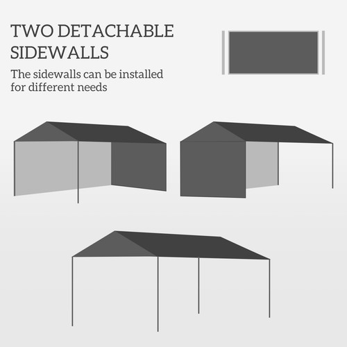 3 x 4 m Garden Gazebo Outdoor Canopy Marquee Party Tent White - Cheap Tent