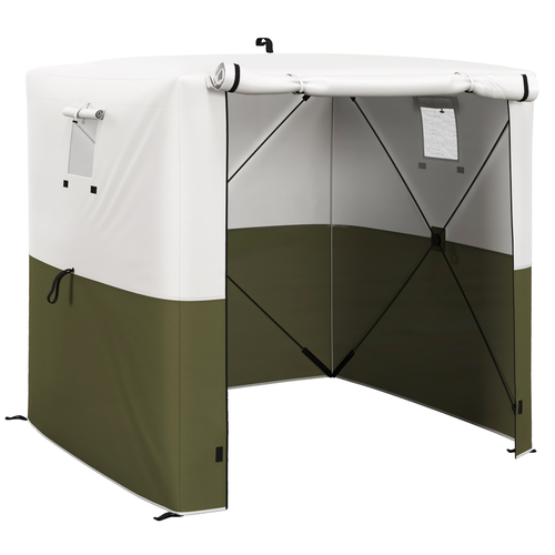 Outsunny 2 x 2m Pop Up Gazebo with Sides Easy up Party Tent with Carry Bag Green - Cheap Tent