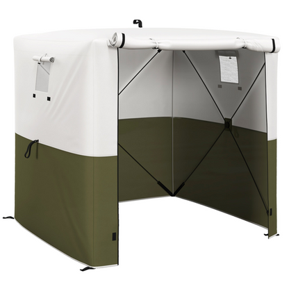 Outsunny 2 x 2m Pop Up Gazebo with Sides Easy up Party Tent with Carry Bag Green - Cheap Tent