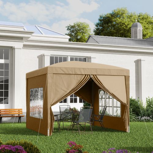 Outsunny 3x3(m) Pop Up Gazebo Party Tent Canopy Marquee with Storage Bag - Cheap Tent