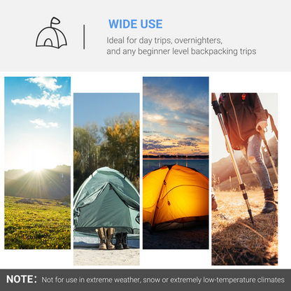 3 Man 2 Room Tent Camping Tent With Living Area Air Vents Blue - Cheap Tent